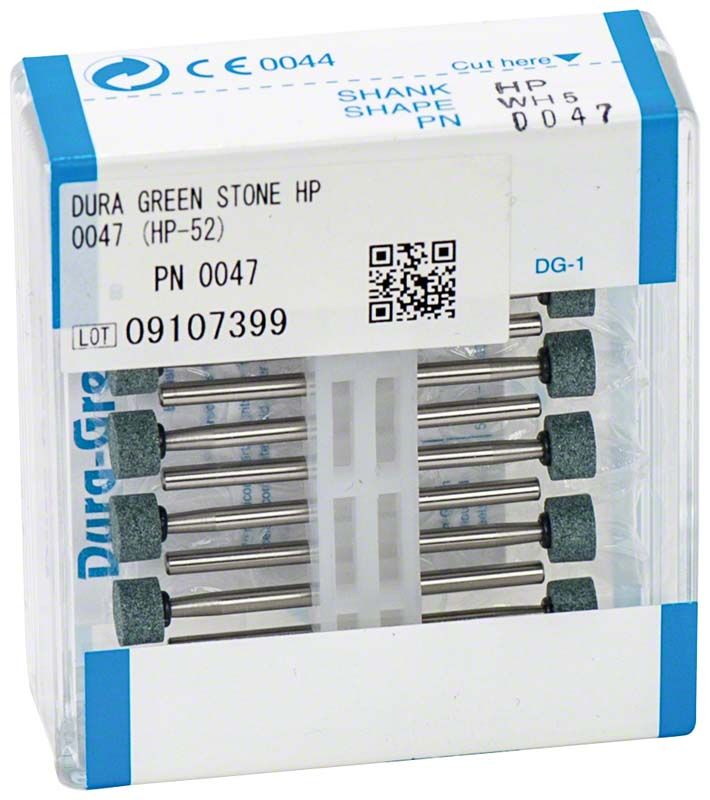 Dura-Green® HP WH5 Schleifsteine, 12 Stück in Kunststoffverpackung.