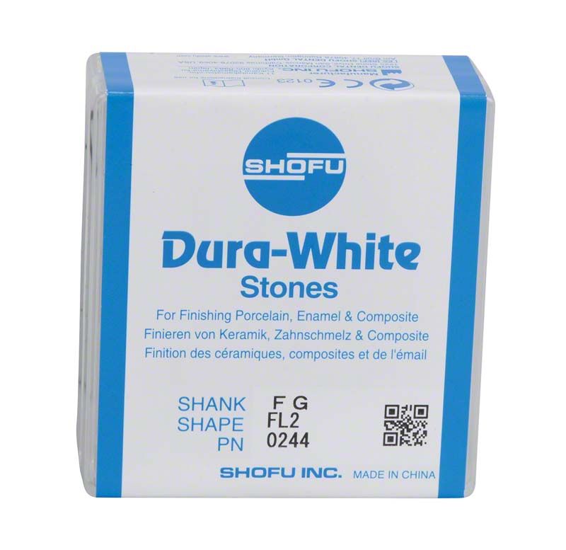Dura-White® - FG FL2 Verpackung mit Produktname und Spezifikationen.