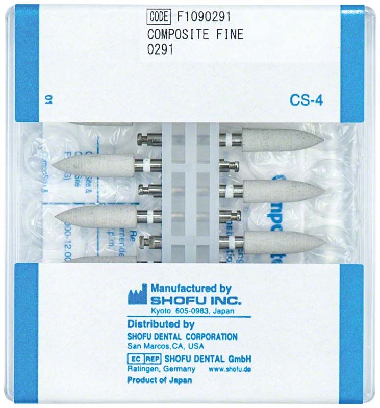 CompoSite Fein-Polierer Walze W Pa12 in Verpackung mit weißer Schaftmarkierung.