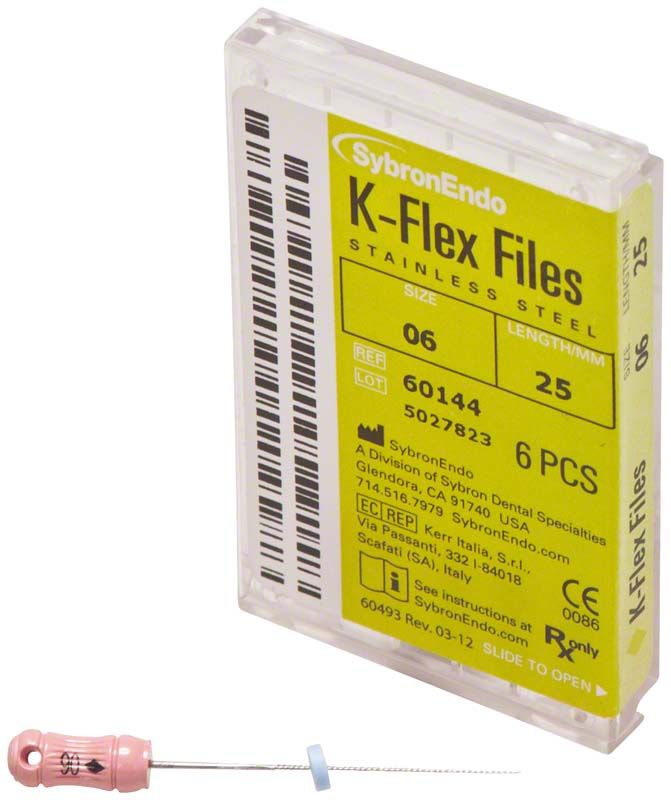 K-Flex Feilen 25mm ISO 006 in rosa Verpackung mit Etikett.