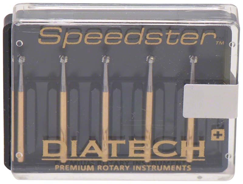 DIATECH Speedster FG S1 014 Dentalbohrer-Set in transparenter Verpackung