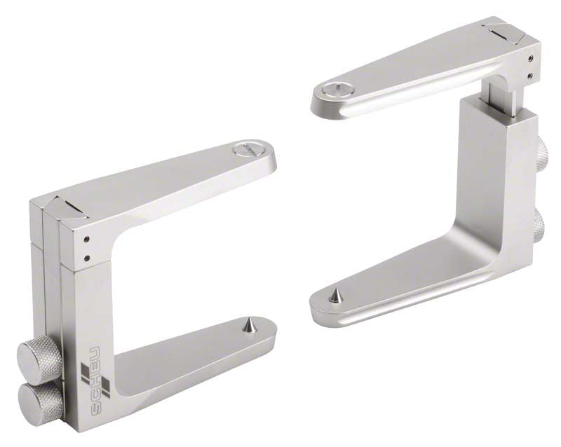 Split-Fixator für zahnmedizinische Modelle mit verstellbarer Okklusionshaltung.