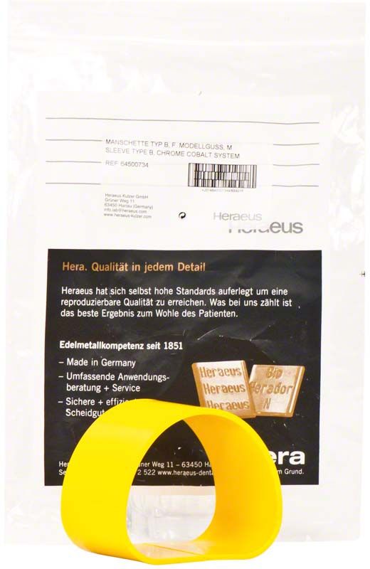 Vario-Dublierküvette Größe B Manschette mit Verpackung und Produktdetails.