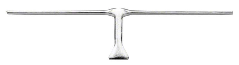 Kieferorthopädisches Klammerkreuz aus Edelstahl, einstückig und stabil.