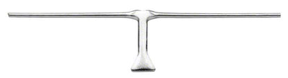 Kieferorthopädisches Klammerkreuz aus Edelstahl, einstückig und stabil.