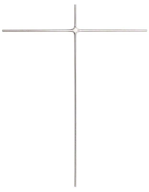 Edelstahl-T-Klammer Ø 0,9mm für kieferorthopädische Anwendungen.