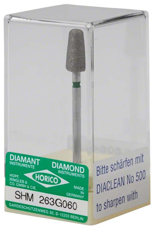 Sinterdiamant SHM 263G 060 in transparenter Verpackung mit grünem Etikett.