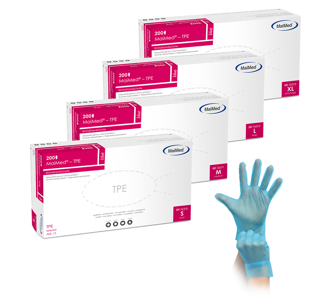 MaiMed-TPE Einmalhandschuhe puderfrei, latexfrei