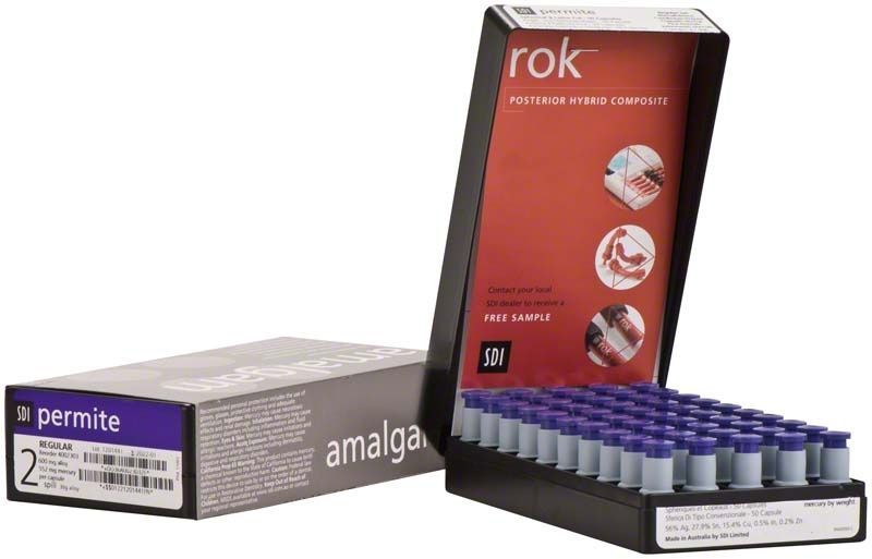 Permite Kapseln Gr. 2 regular 50er Amalgamverpackung von SDI.