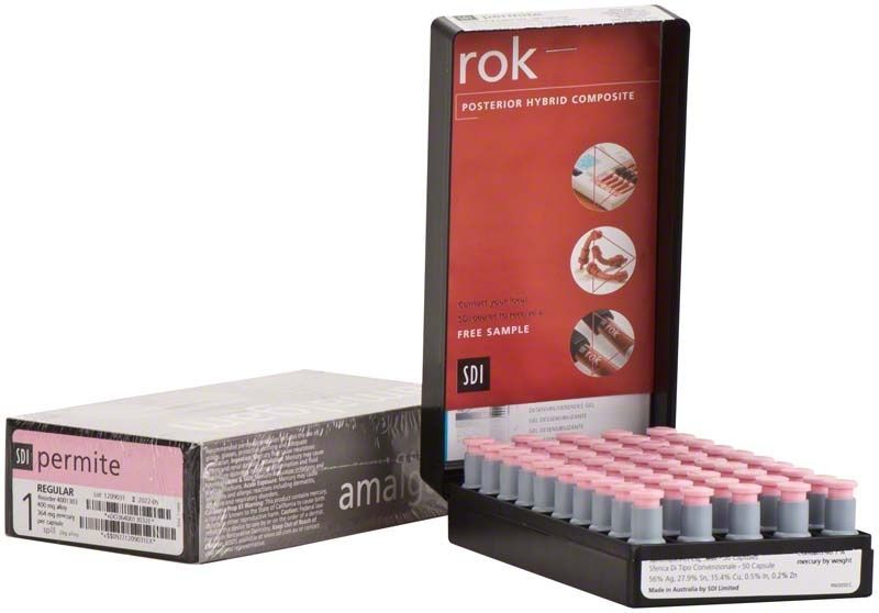 Permite Kapseln Gr. 1 regular 50er in geöffneter Verpackung mit Proben.