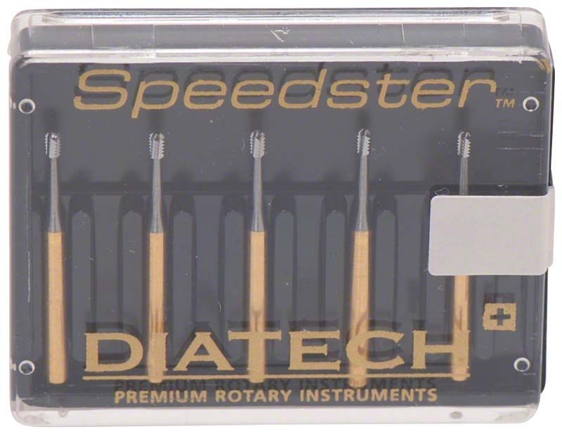 DIATECH Speedster FG S3 010 Zahnbohrer im transparenten Etui