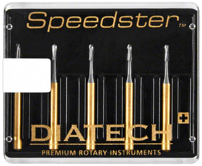 DIATECH Speedster FG S3 008-3 Zahnbohrer in schwarzer Verpackung