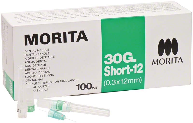 MORITA Kanülen 100 Stück 30G-12 in Originalverpackung.