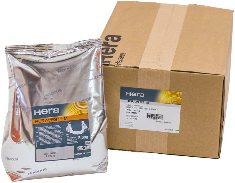 Heravest® M Verpackung mit 5kg Beutel und Versandkarton.