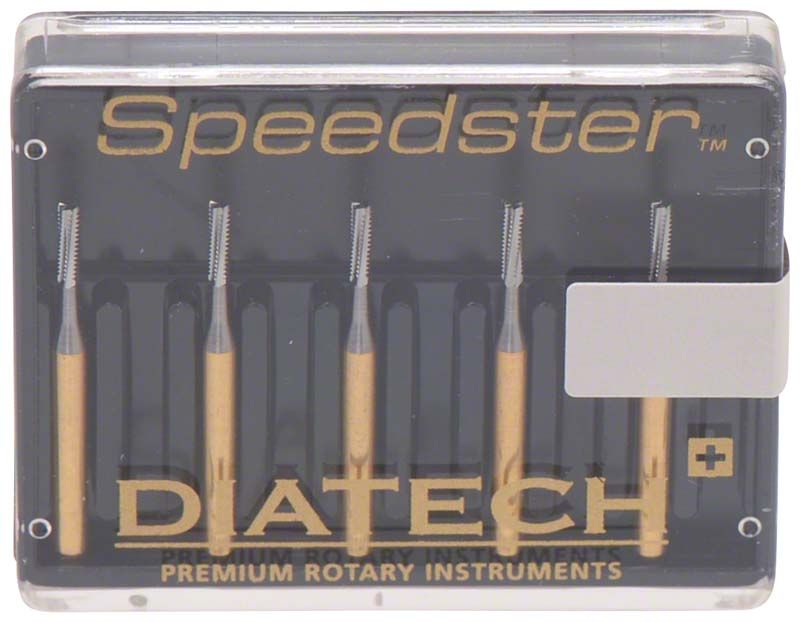 DIATECH Speedster FG S4 010 Dentalbohrer-Set in transparenter Verpackung