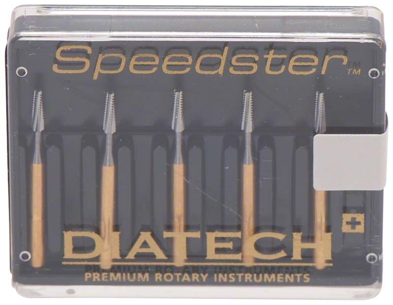 DIATECH Speedster FG S6 012 Dentalbohrer in transparenter Verpackung.