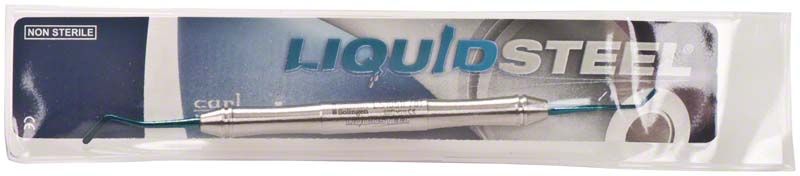 Nicht-steriles LiquidSteel®PolyFill Plasma+® Composite Instrument GOLDSTEIN flex in Verpackung.