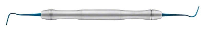LiquidSteel®PolyFill Plasma+® Composite Instrument GOLDSTEIN flex mini mit doppelseitiger Metallspitze.