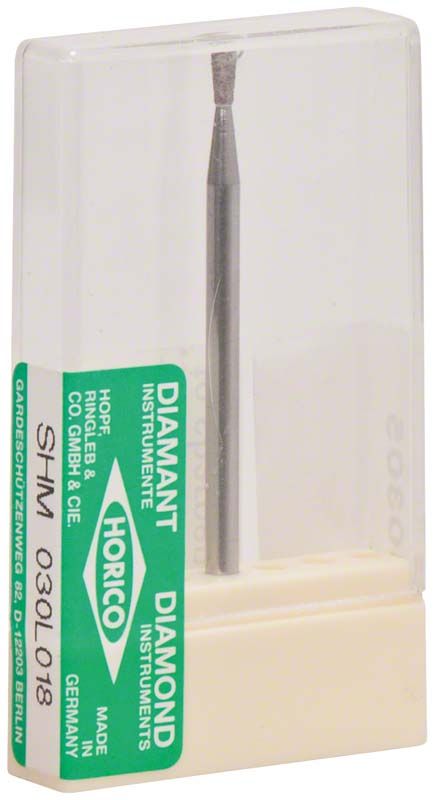 Sinterdiamant SHM 030L 018 in transparenter Kunststoffverpackung.