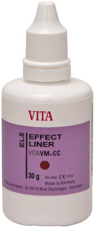 VITA VM CC Effect Liner 30g EL5 in weißer Flasche mit lila Etikett.