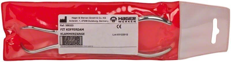 Fit Klammerzange von Hager & Werken in roter Verpackung