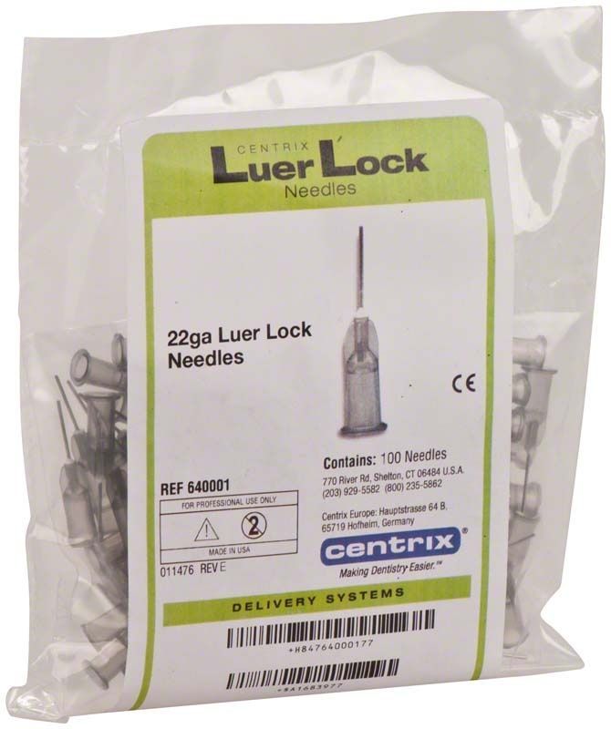 Verpackung von Onyx Kanülenansätzen mit Produktinformationen.