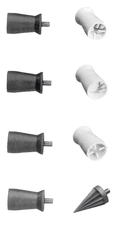 Turbo Cup Long grau weich 720er Prophypolierer in Nahaufnahme.
