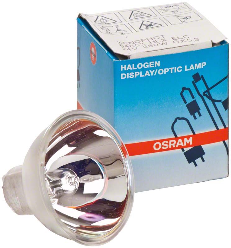 Lampen für Polymerisations-Geräte St. Osram 24V 250W mit Verpackung.