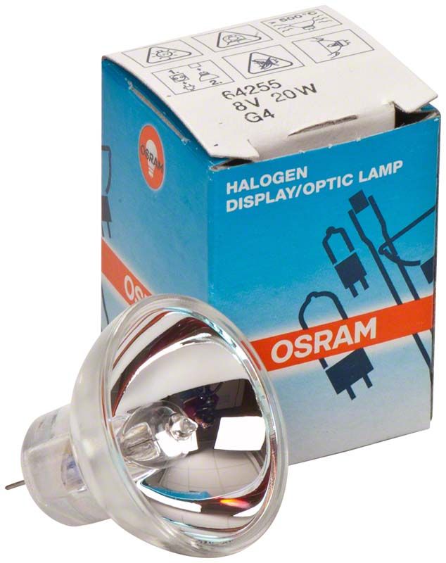Lampen für Polymerisations-Geräte St. Osram 8V 20W mit Verpackung.