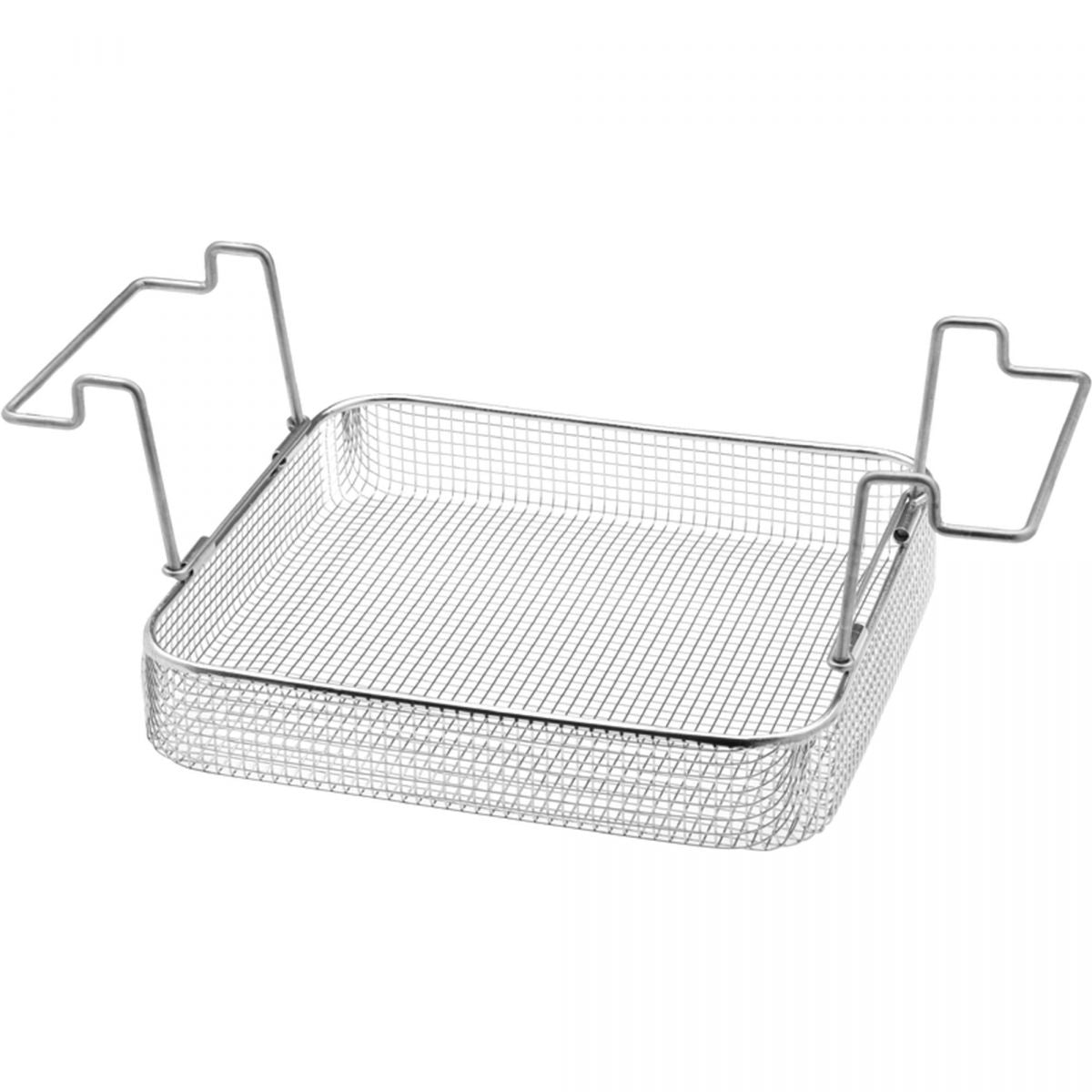 Einhängekorb aus Edelstahl für Ultraschallreiniger.