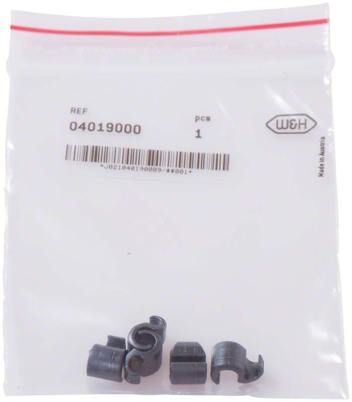 Schlauchösen-Set in transparenter Verpackung für Implantmed-Systeme.