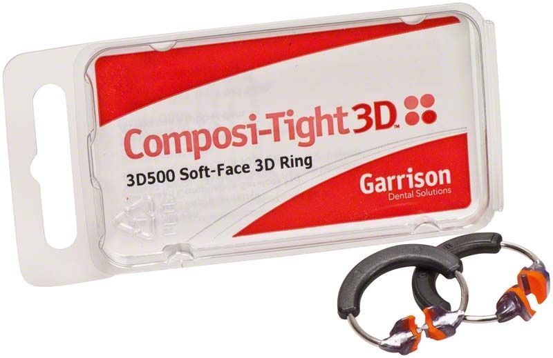 Composi-Tight 3D Soft Face Ring in orange mit Verpackung.