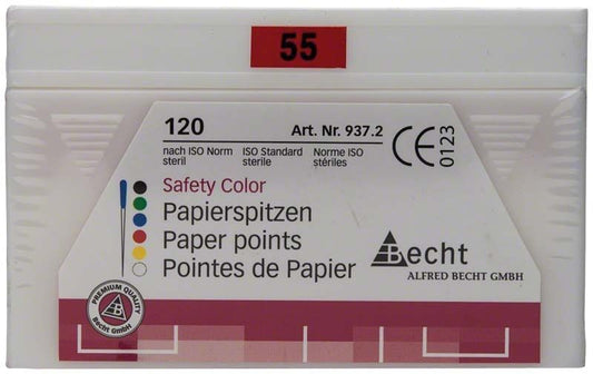 Image of Papierspitzen safety color Gr. 055 rot 120er