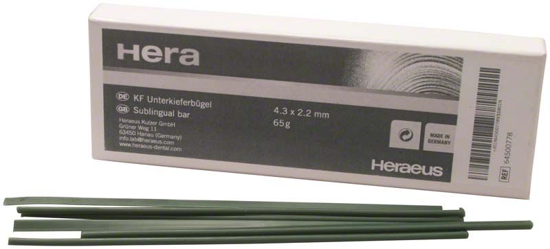 KF-UK-Bügel Wachsprofildraht von Kulzer vor Verpackung.