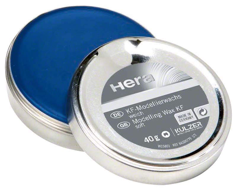 KF-Modellierwachs weich in silberner Dose, 40g, von Hera.