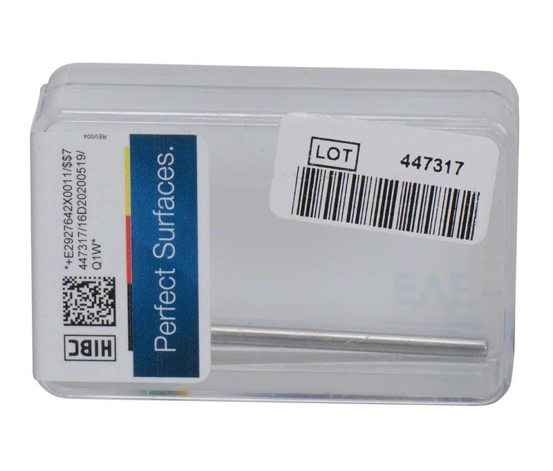 EVE Diacera Handstück in transparenter Verpackung mit Barcode und Seriennummer.