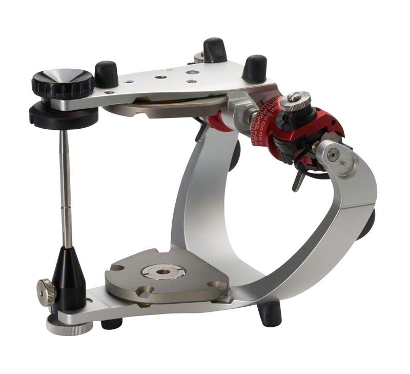 PROTAR® evo 7 Artikulator mit Split-Cast-System in silberner Farbe.