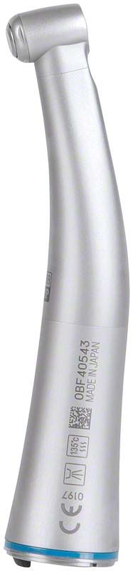 Ti-Max Z Winkelstück Typ Z25L in Silber mit blauer Markierung.