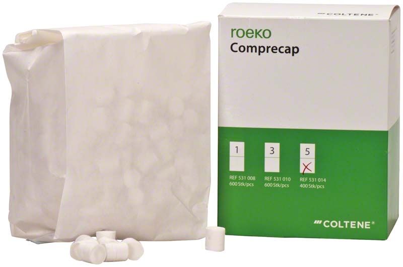 ROEKO Comprecap Kompressionshütchen Großpackung mit Verpackungsdetails