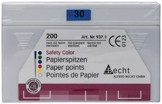 Image of Papierspitzen safety color Gr. 030 blau 200er