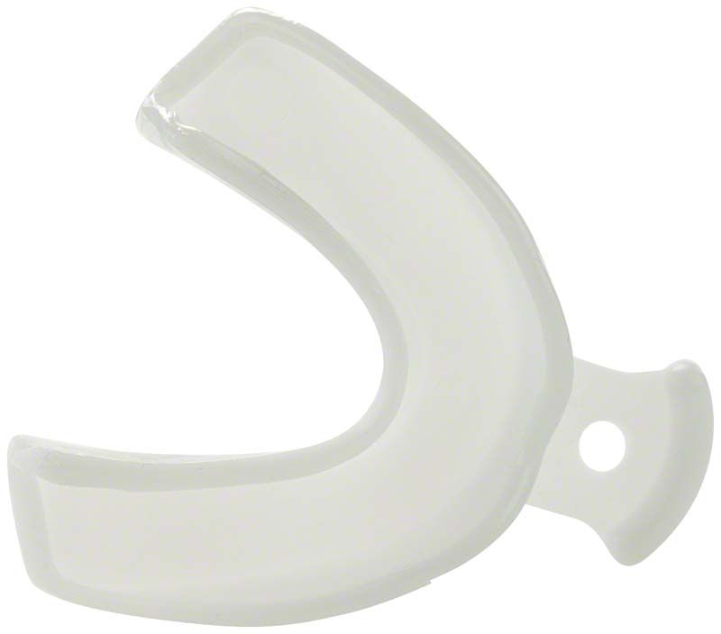 SPEIKO® Rim-Tray UK Gr. L in weißer Farbe für Zahnabdrücke.