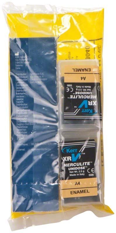 Herculite XRV Enamel Unidose A4 in Originalverpackung.