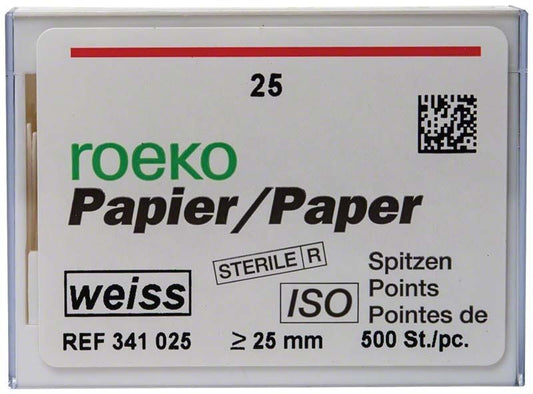 Image of ROEKO Papierspitzen weiss Vorratspackung Gr. 025