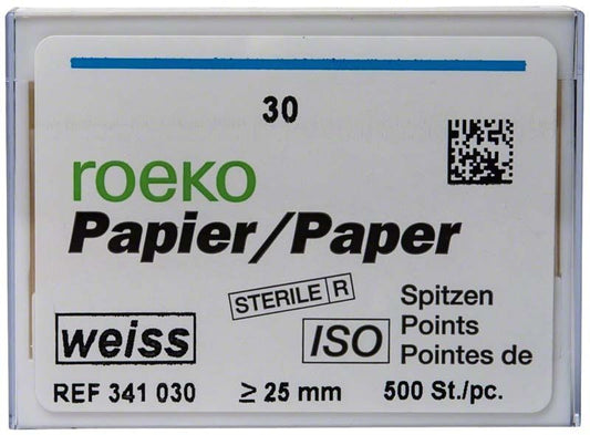 Image of ROEKO Papierspitzen weiss Vorratspackung Gr. 030