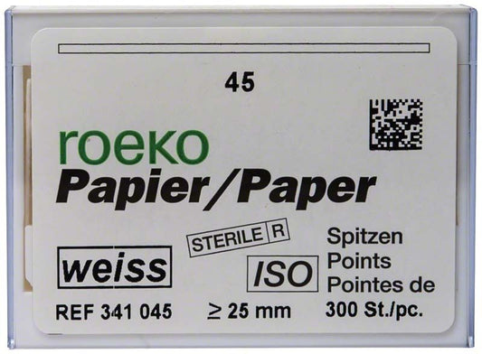 Image of ROEKO Papierspitzen weiss Vorratspackung Gr. 045