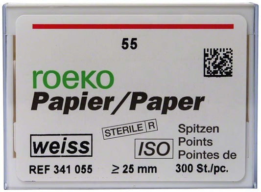 Image of ROEKO Papierspitzen weiss Vorratspackung Gr. 055