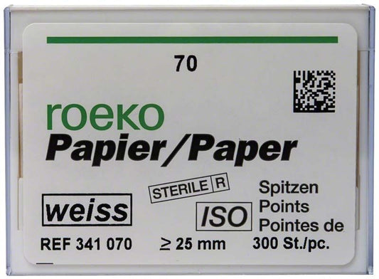 Image of ROEKO Papierspitzen weiss Vorratspackung Gr. 070