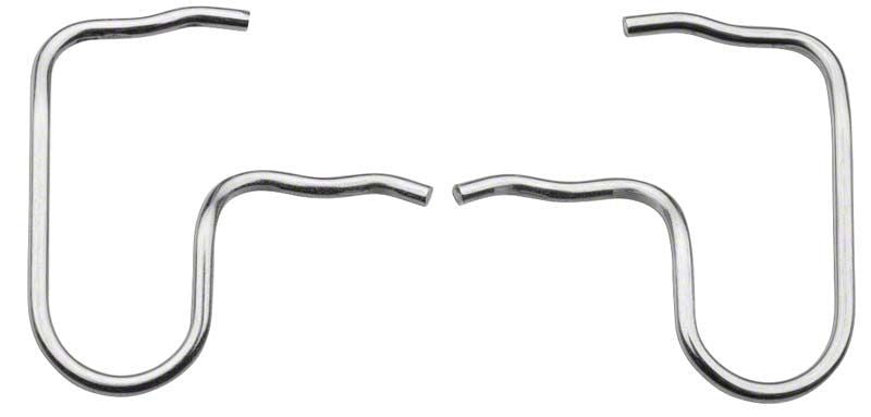 Fünf Paar U-Bügel nach Karwetzky aus Metall.