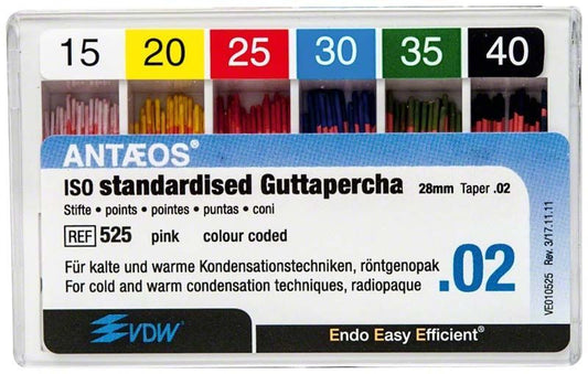 Image of Guttapercha .02 Gr. 15-40/.02 weiß-schwarz