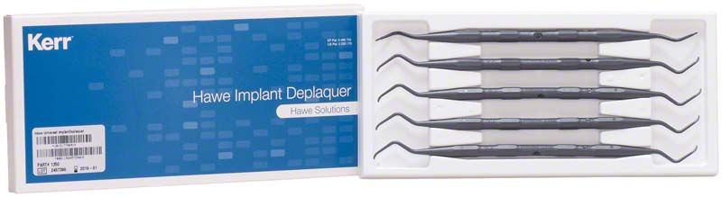 Universal Implant Deplaquer 5er Pack in geöffneter Verpackung von Kerr